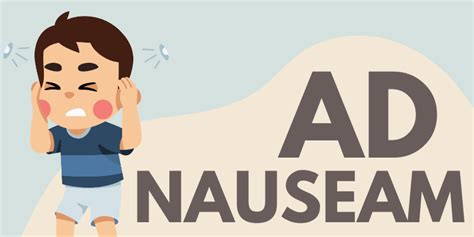 nauseam definition|Iba pa.